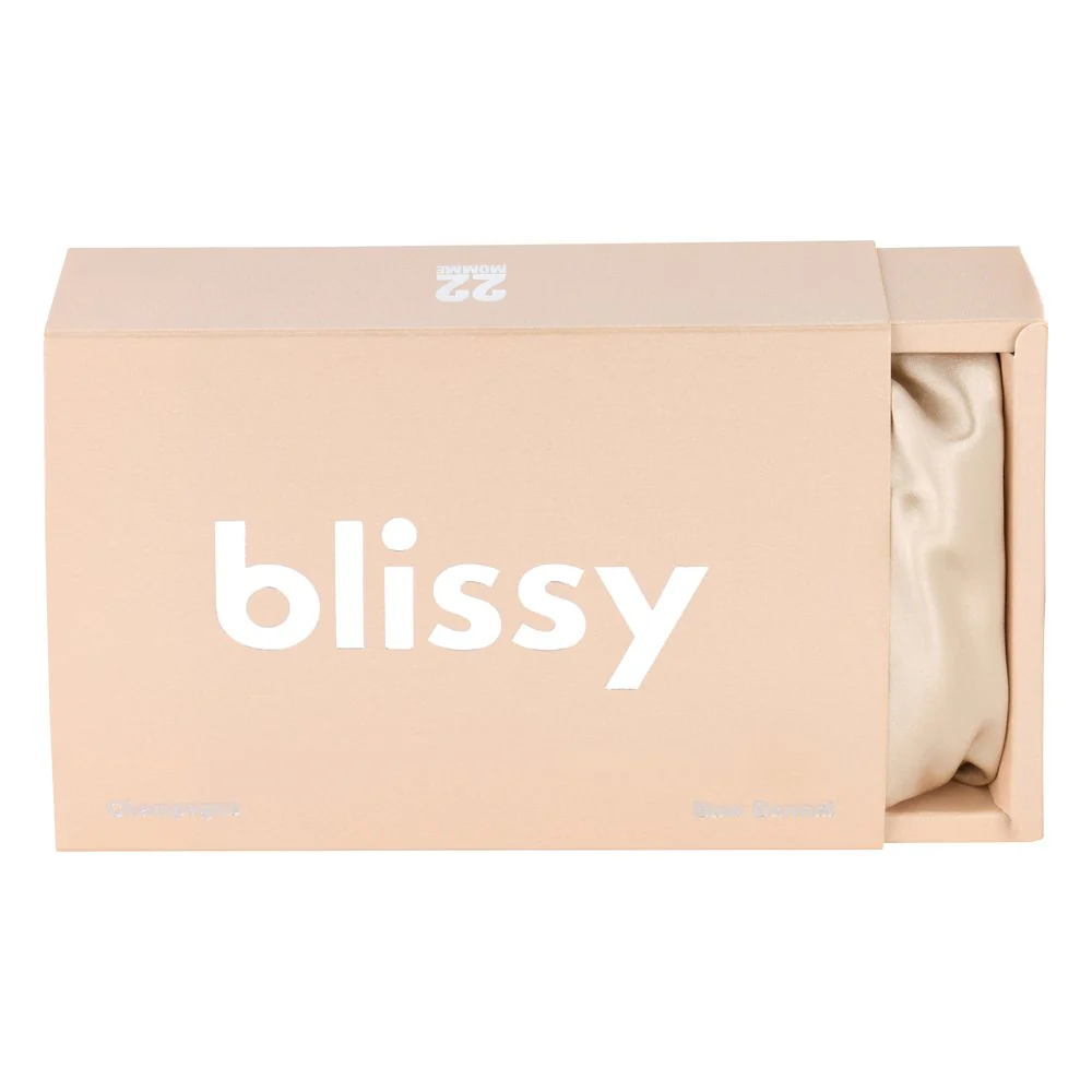 Blissy Bow Bonnet - Champagne - Image 5