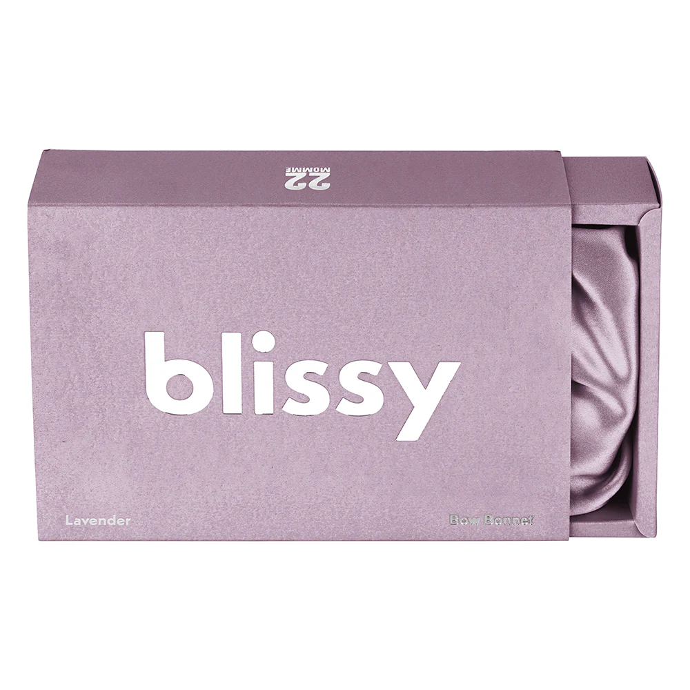 Blissy Bow Bonnet - Lavender - Image 4