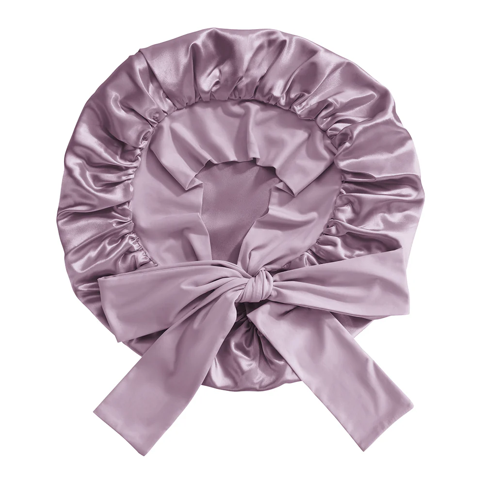Blissy Bow Bonnet - Lavender - Image 5