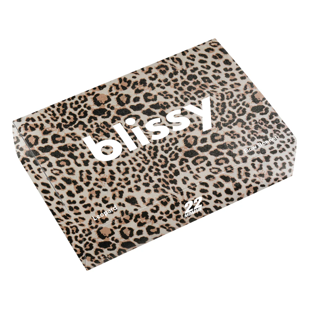 Blissy Bow Bonnet - Leopard - Image 4