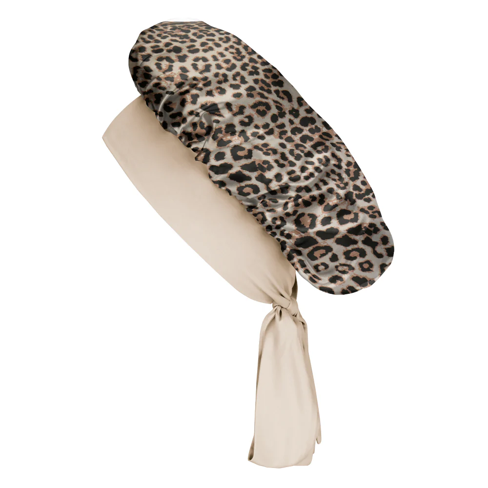 Blissy Bow Bonnet - Leopard - Image 7