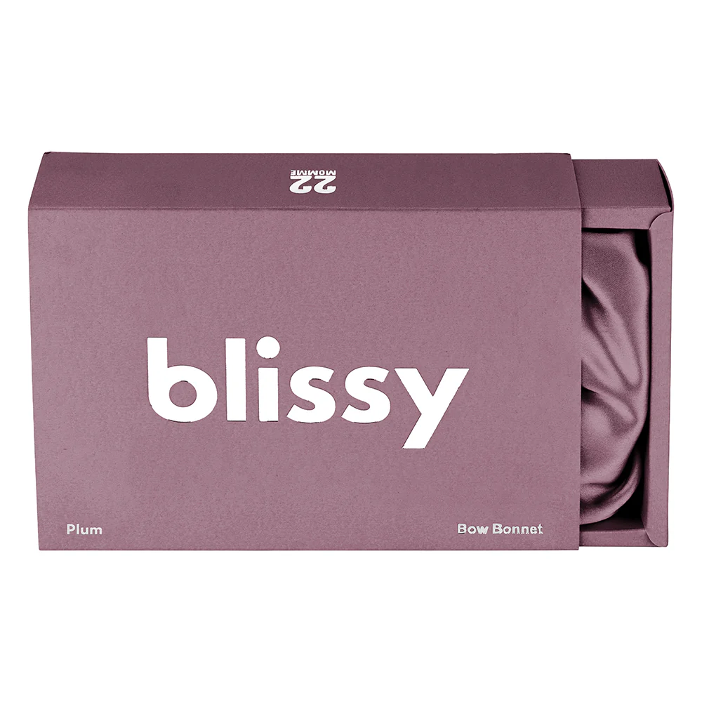 Blissy Bow Bonnet - Plum - Image 5