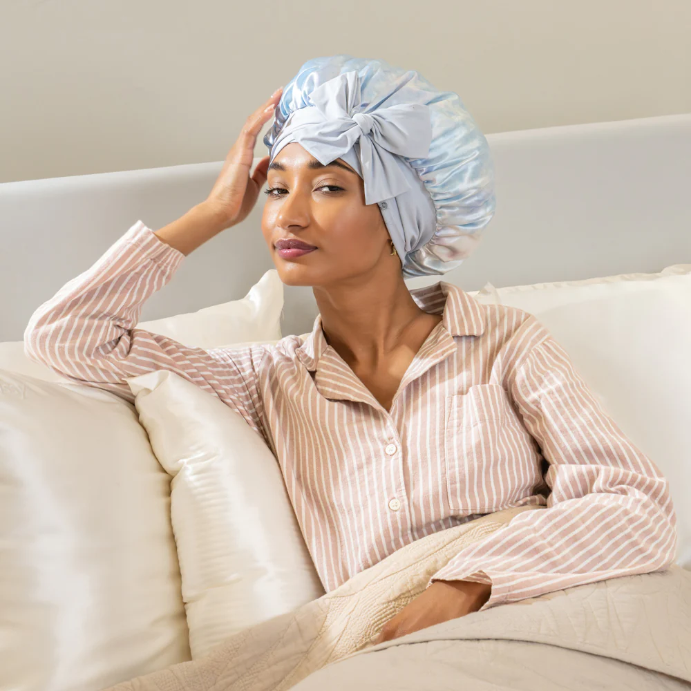 Blissy Bow Bonnet - Tie Dye - Image 10