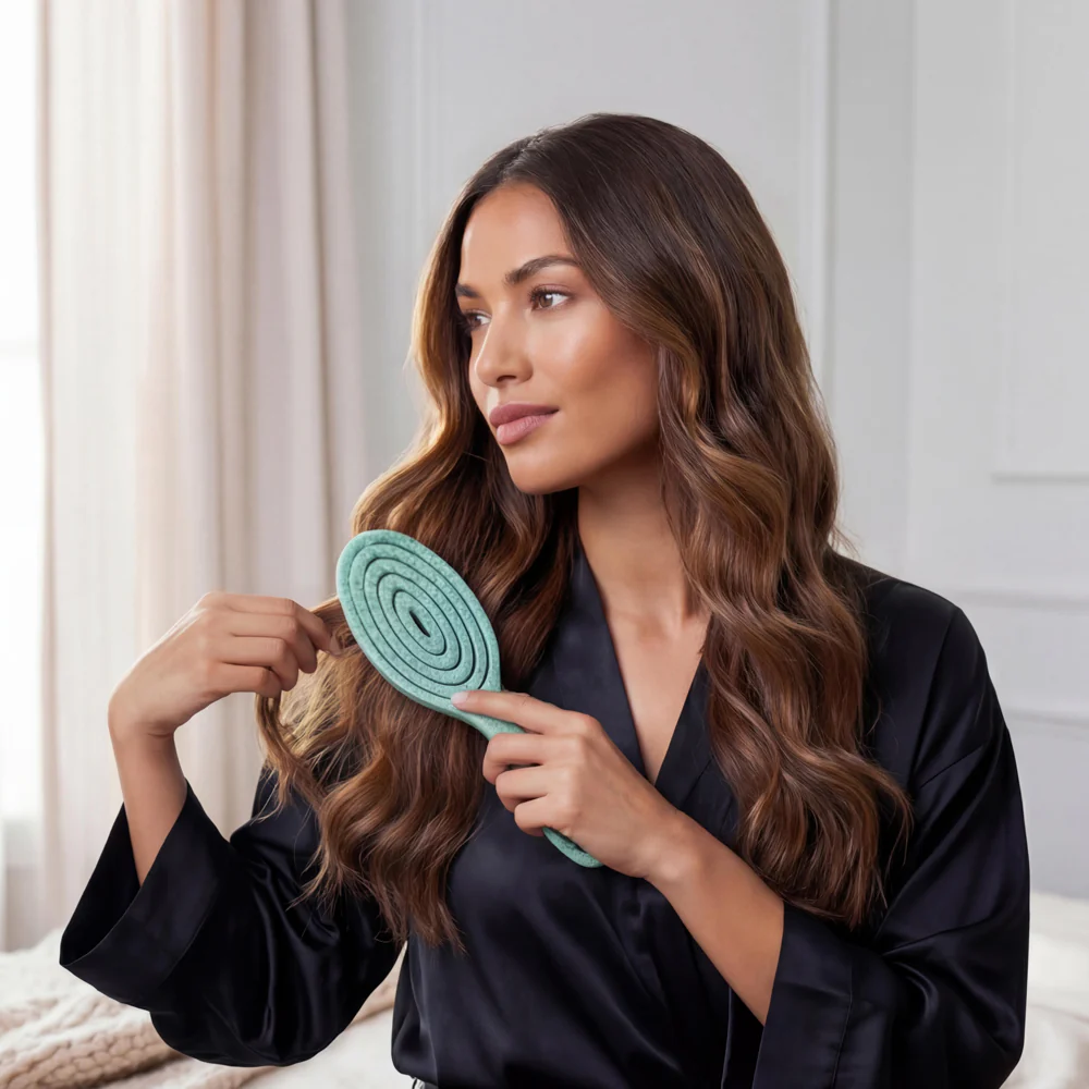 Blissy Detangling Brush - Teal - Image 11