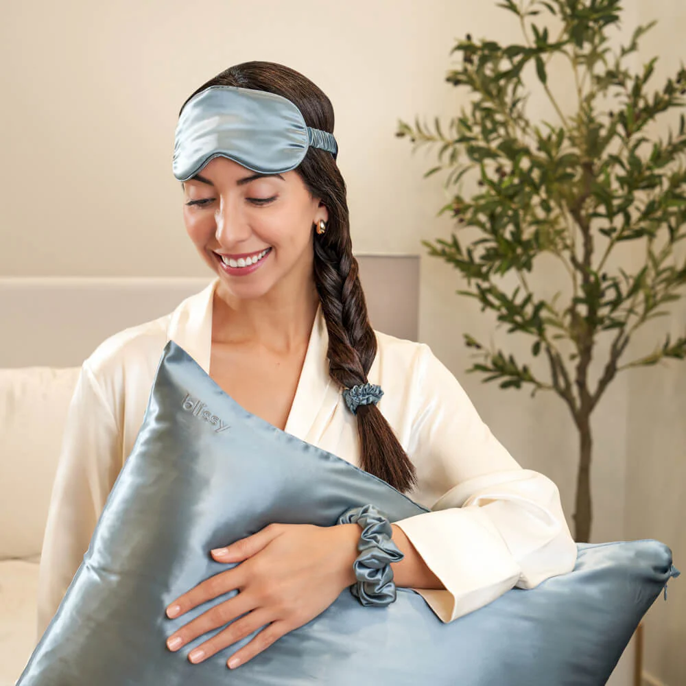 Blissy Dream Set - Ash Blue - Queen - Image 11