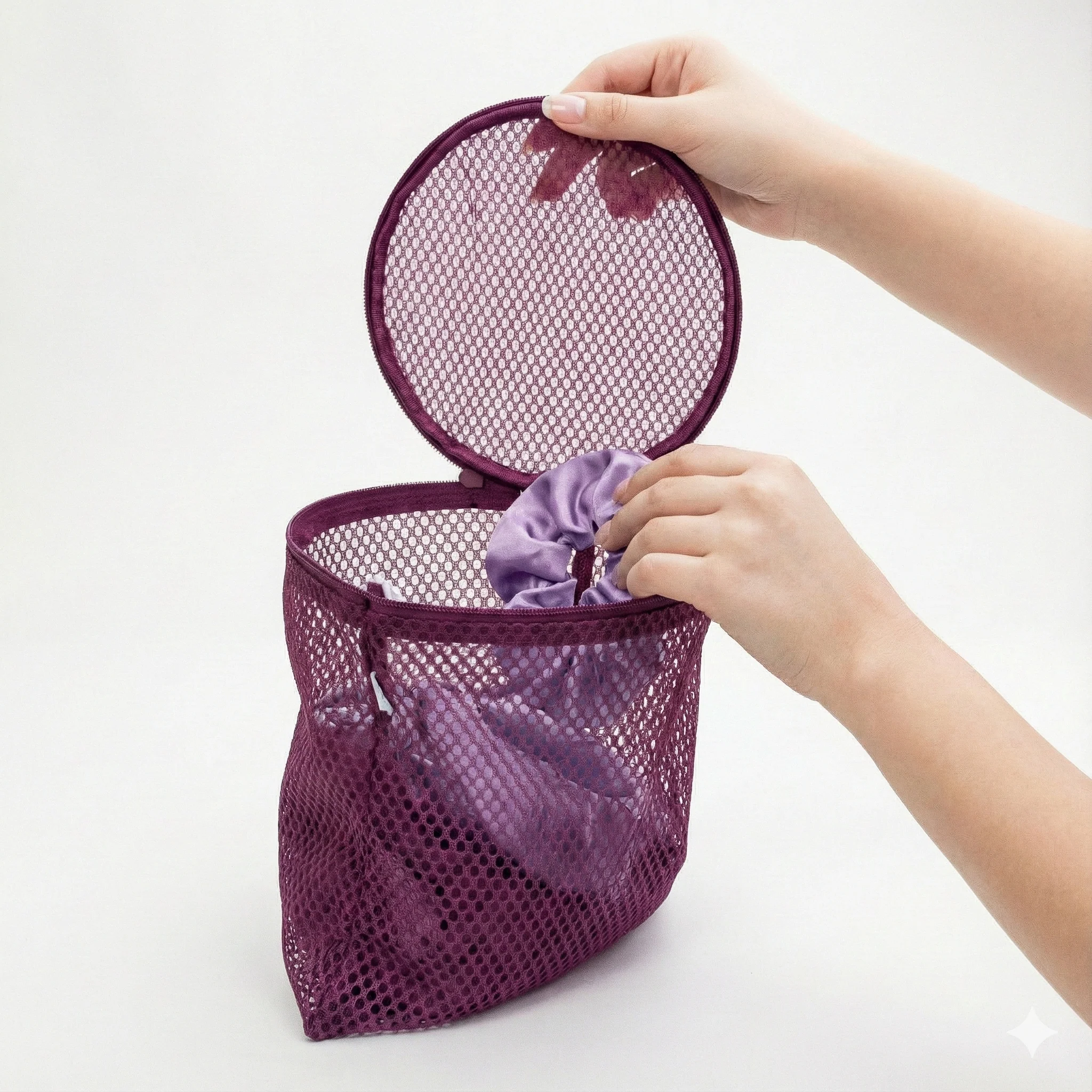 Blissy - Mesh Wash/Laundry Bags - Plum (3 pack) - Image 8