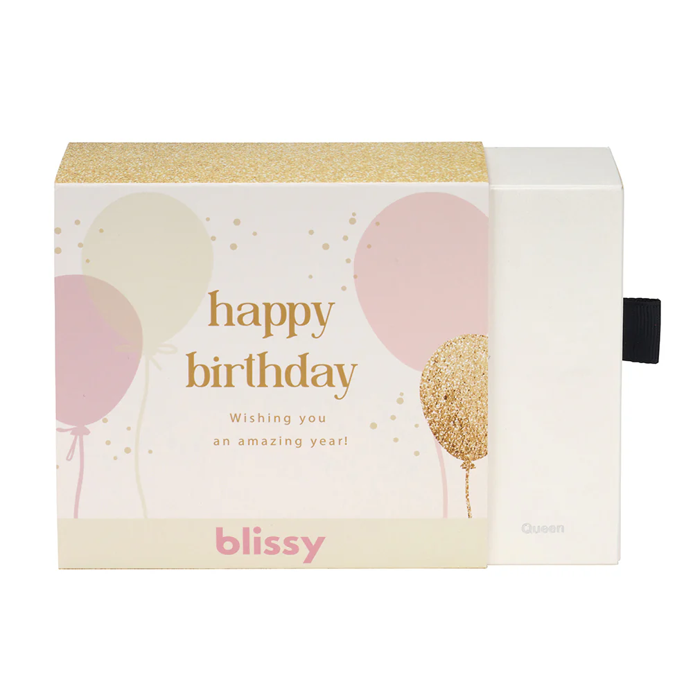 Blissy - Happy Birthday Gift Sleeve - Gold