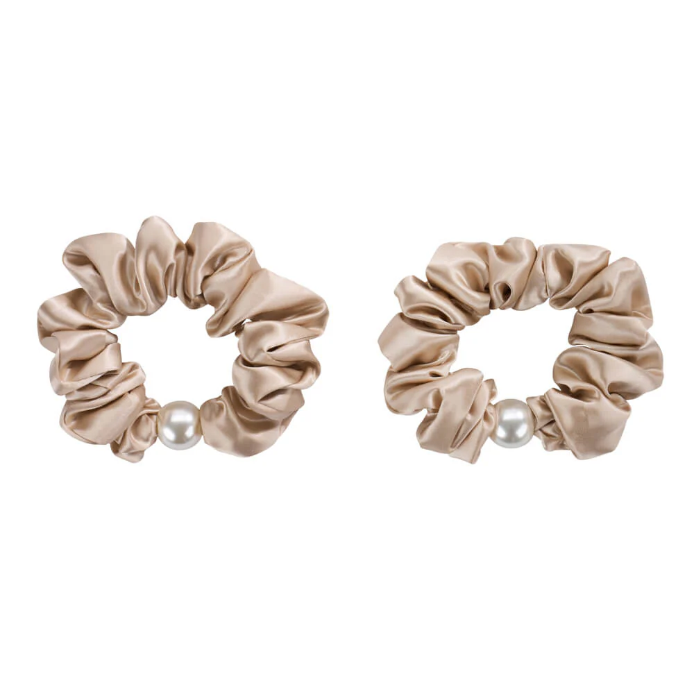 Blissy Pearl Scrunchies - Champagne - Image 2