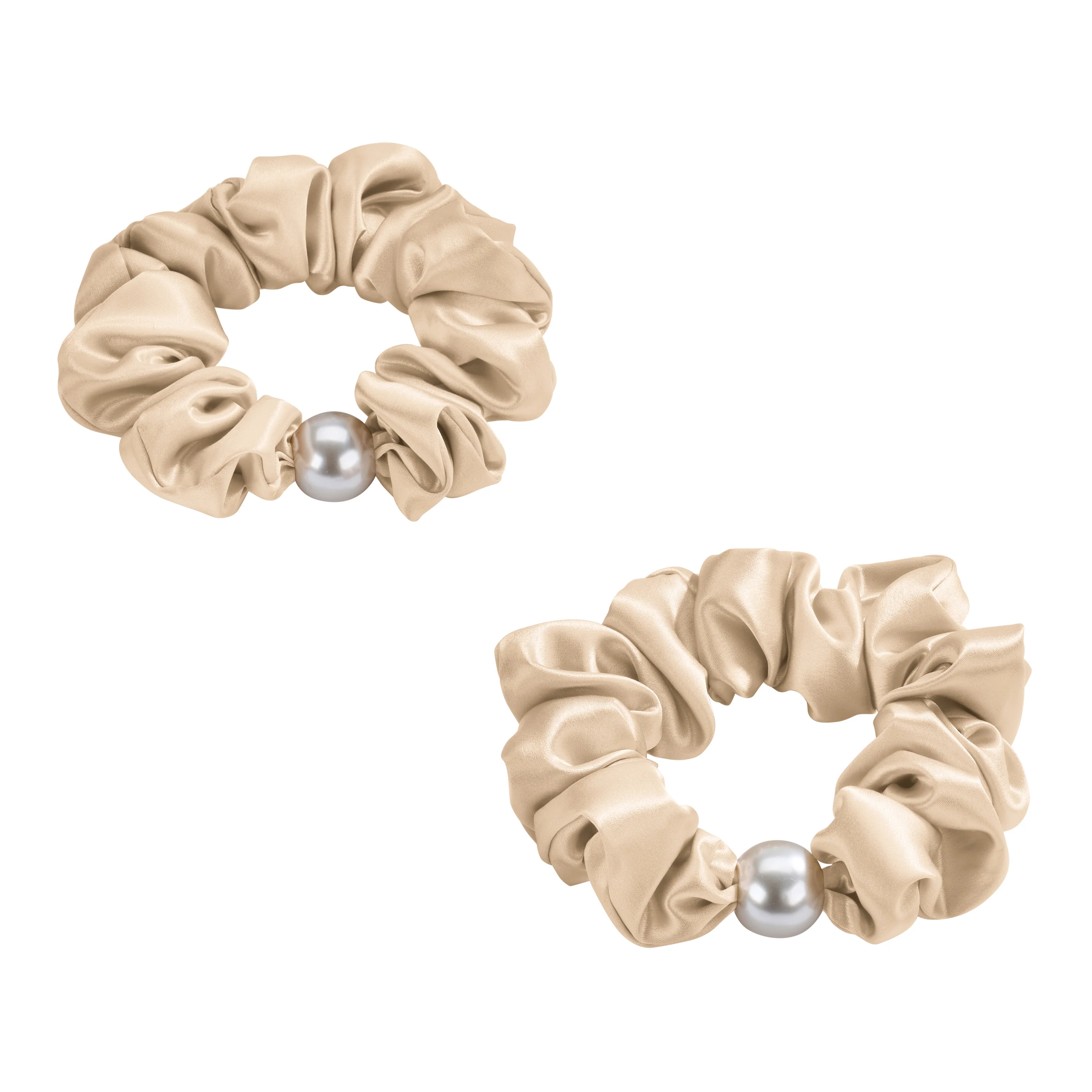 Blissy Pearl Scrunchies - Taupe - Image 9