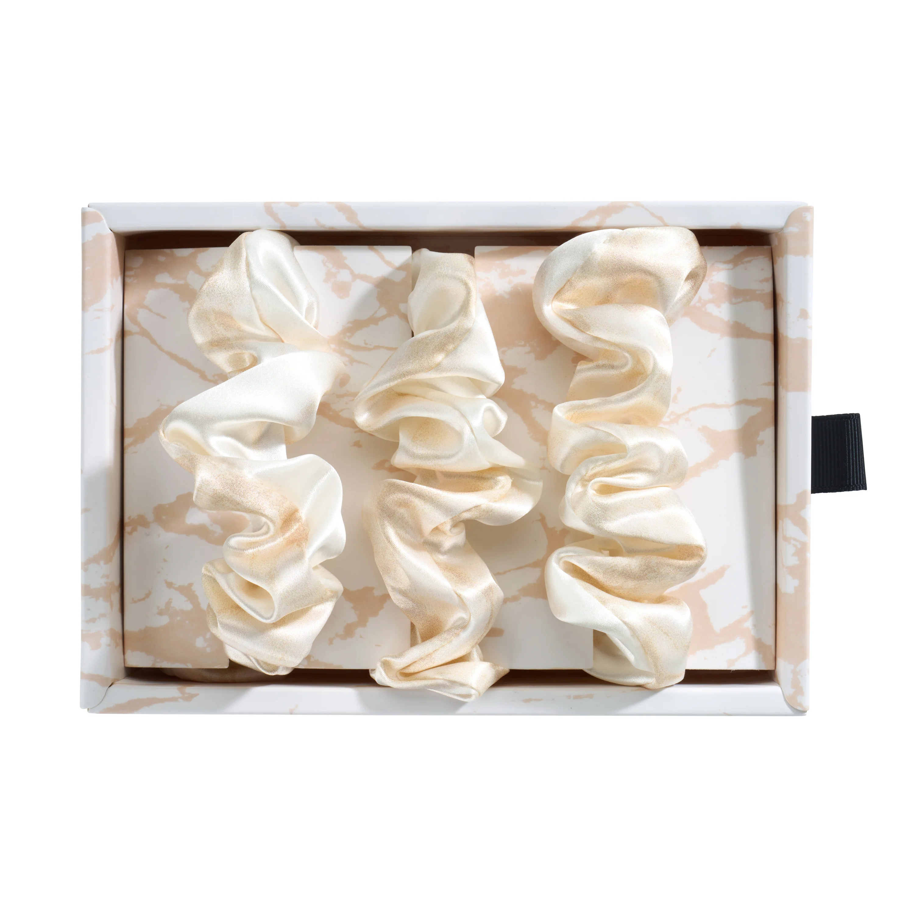 Blissy Scrunchies - Champagne Marble - Image 4