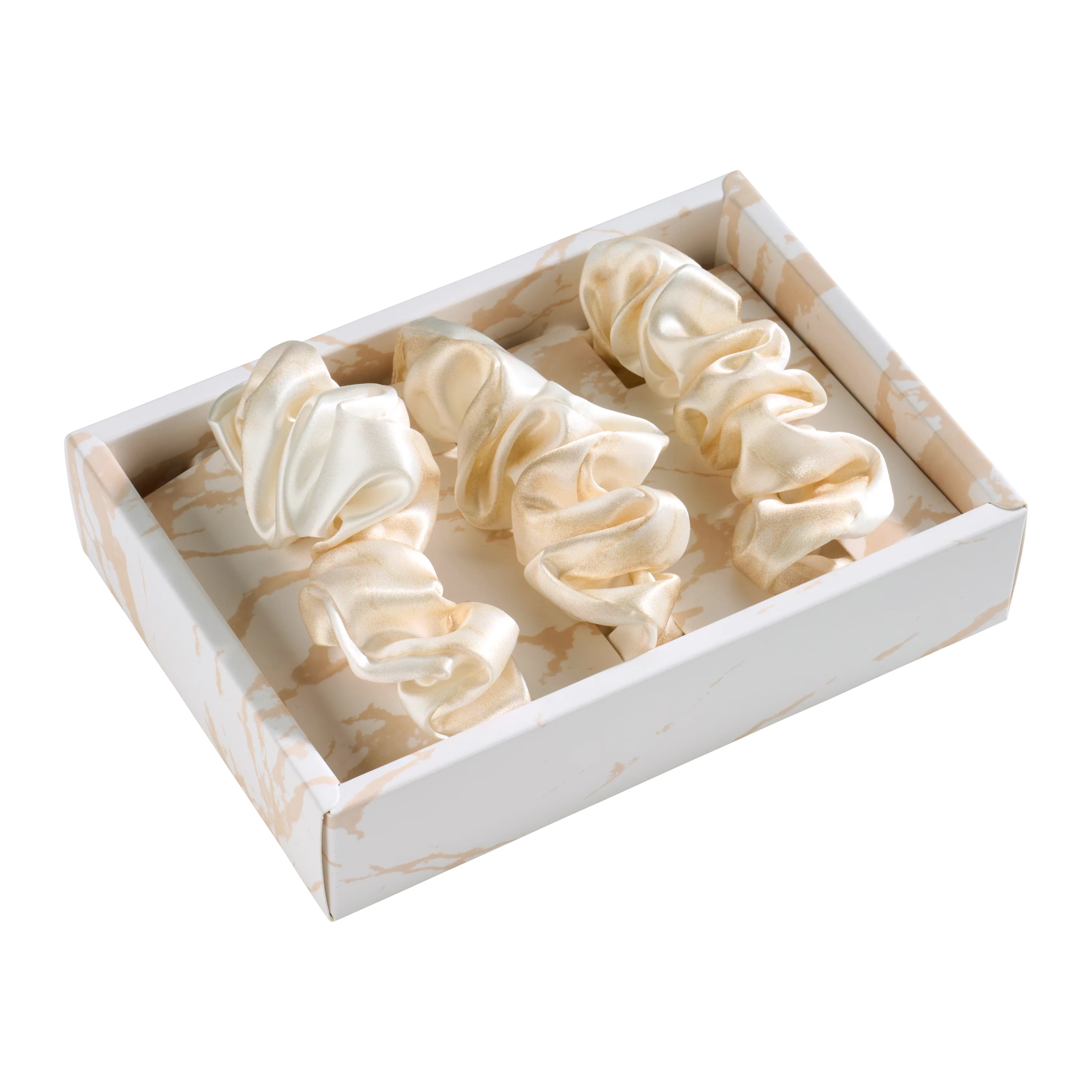 Blissy Scrunchies - Champagne Marble - Image 6