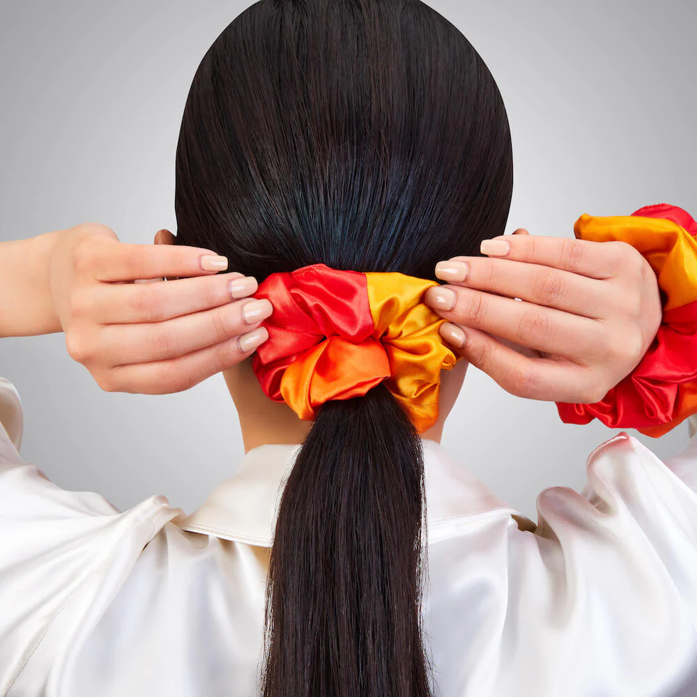 Blissy Scrunchies - Orange Ombre - Image 11