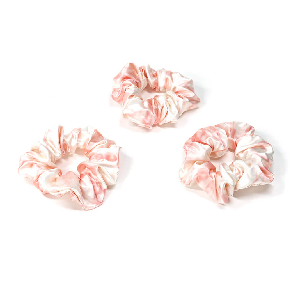 Blissy Scrunchies - Rose White Marble - Image 4