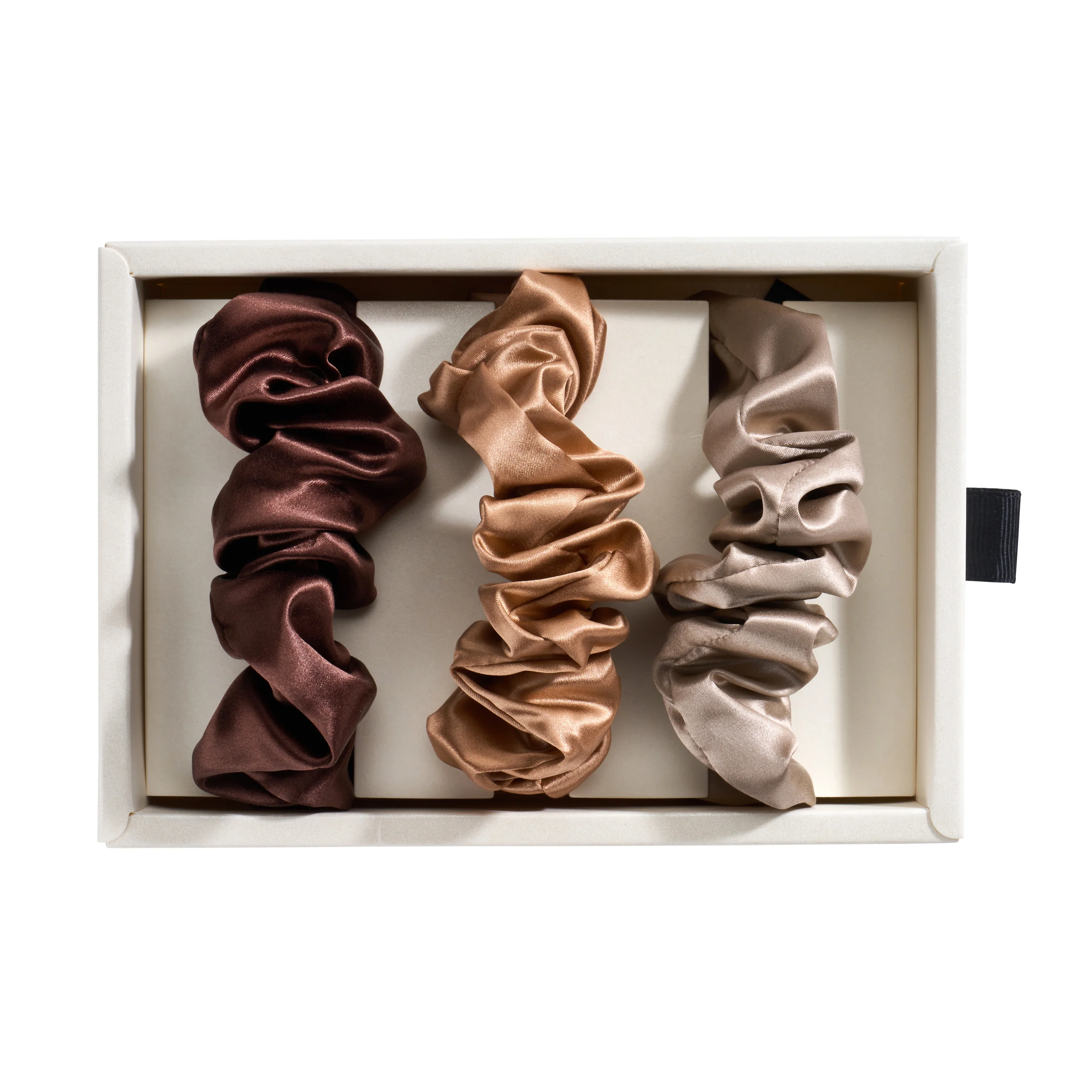 Blissy Scrunchies - Taupe, Cinnamon, Brown - Image 6