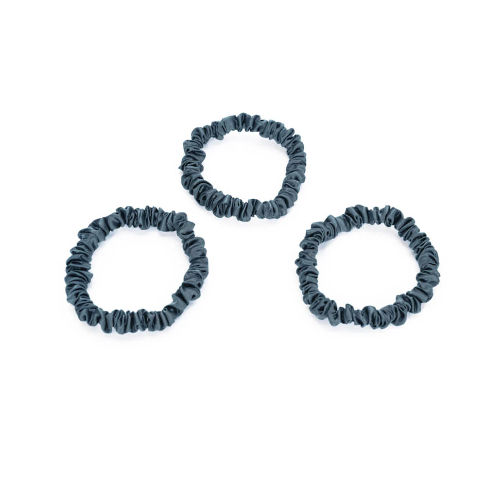 Blissy Skinny Scrunchies - Ash Blue - Image 4