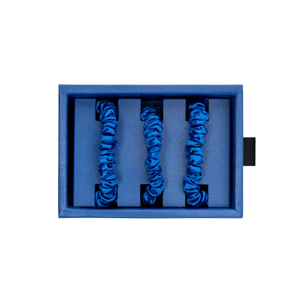 Blissy Skinny Scrunchies - Azure - Image 3