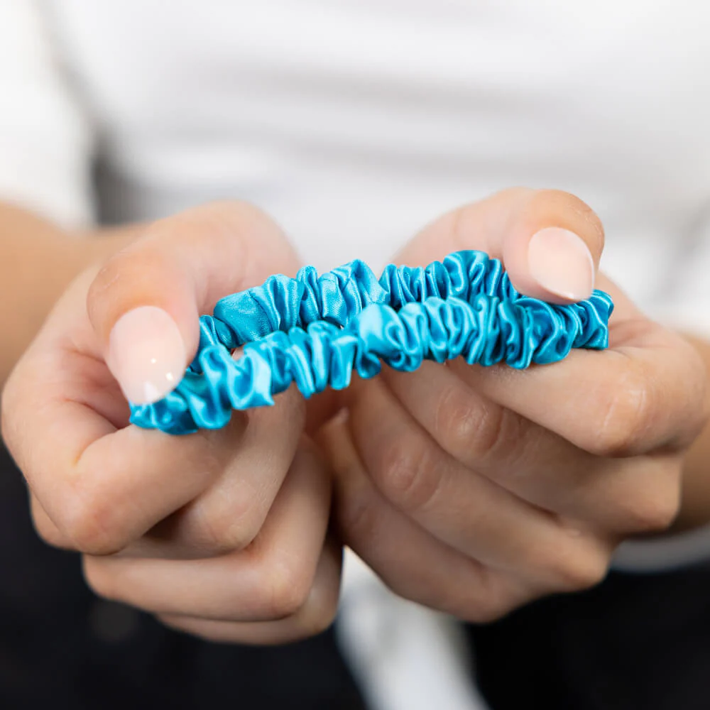 Blissy Skinny Scrunchies - Bahama Blue - Image 7