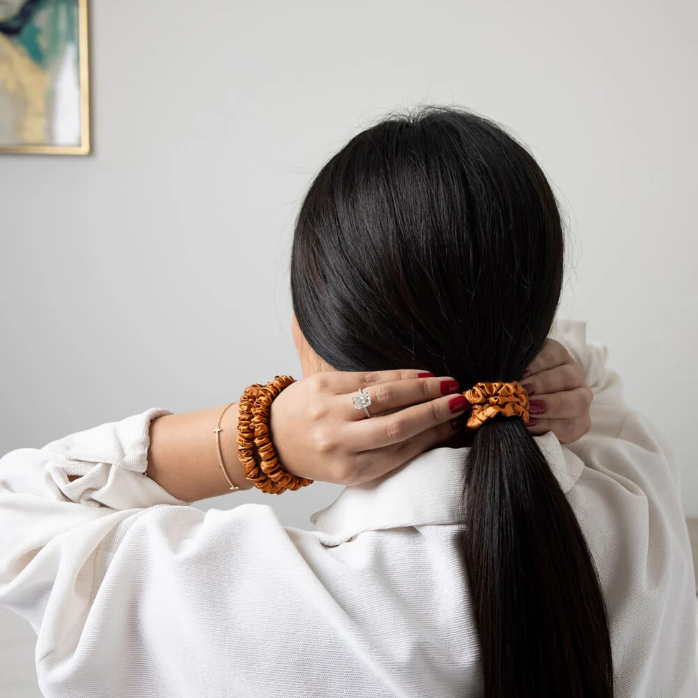 Blissy Skinny Scrunchies - Bronze - Image 2