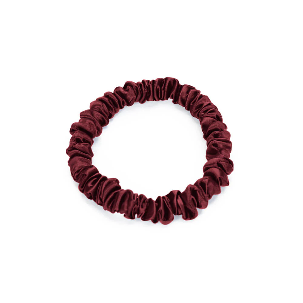 Blissy Skinny Scrunchies - Burgundy - Image 4
