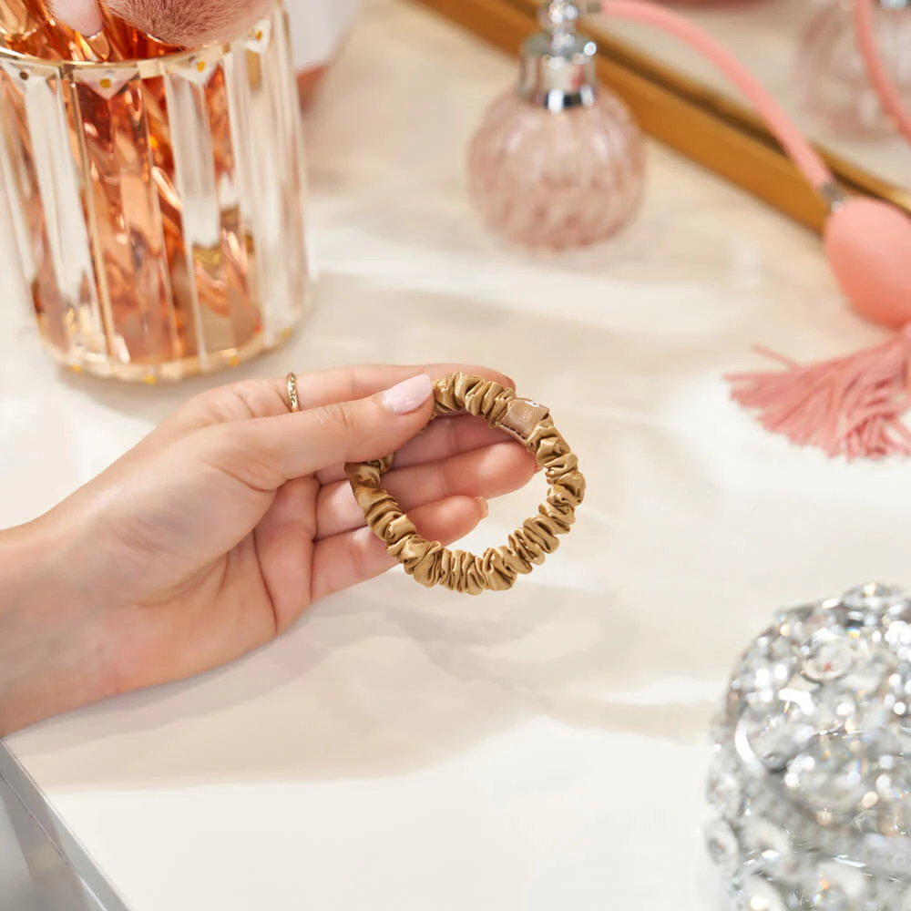 Blissy Skinny Scrunchies - Gold - Image 7