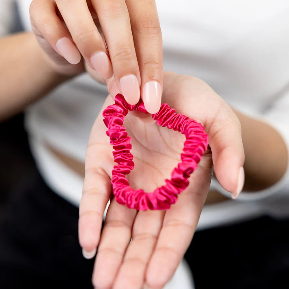 Blissy Skinny Scrunchies - Hibiscus - Image 7