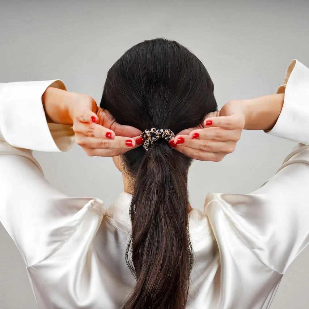 Blissy Skinny Scrunchies - Leopard - Image 11