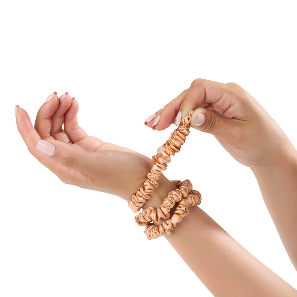 Blissy Skinny Scrunchies - Peach - Image 8