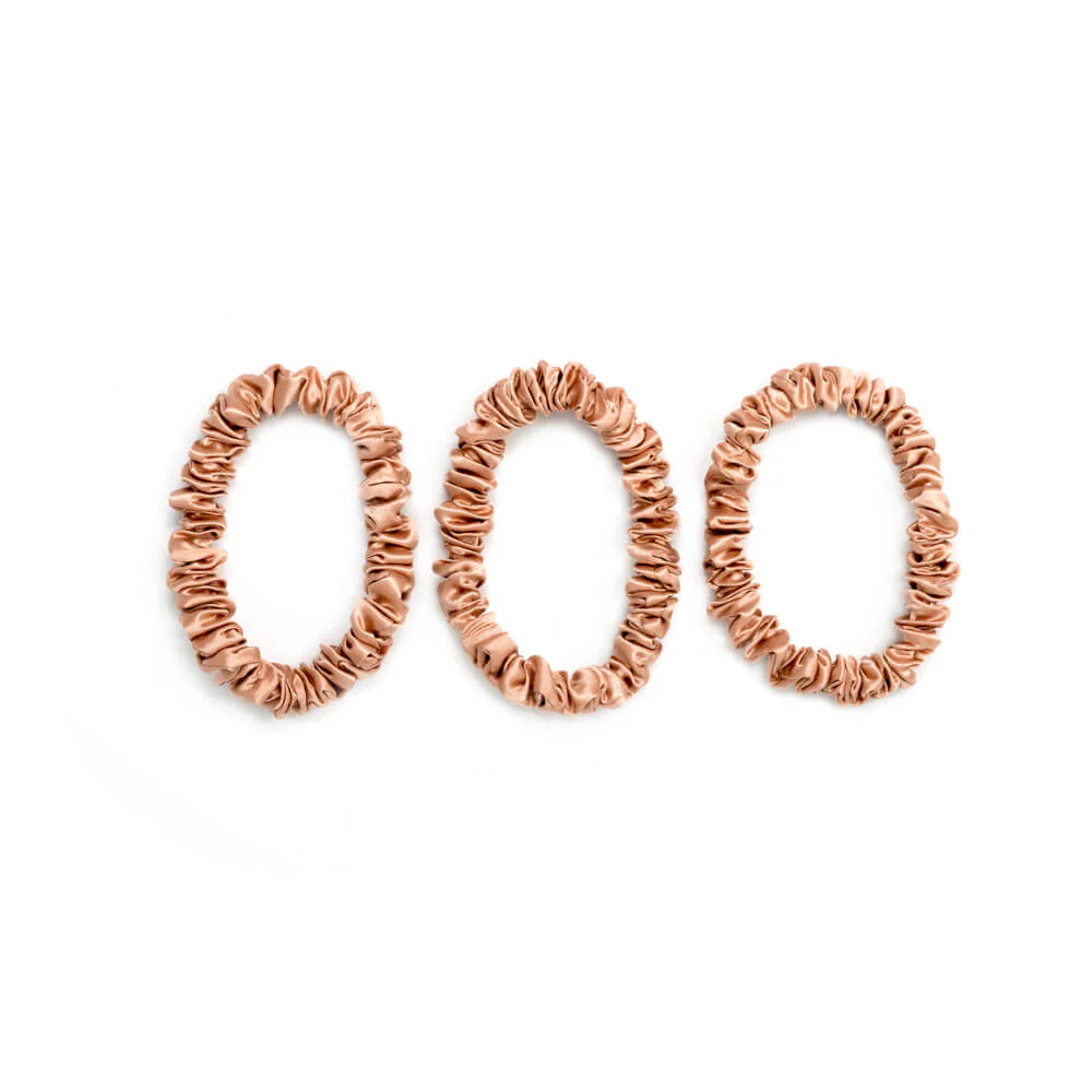 Blissy Skinny Scrunchies - Rose Gold - Image 3