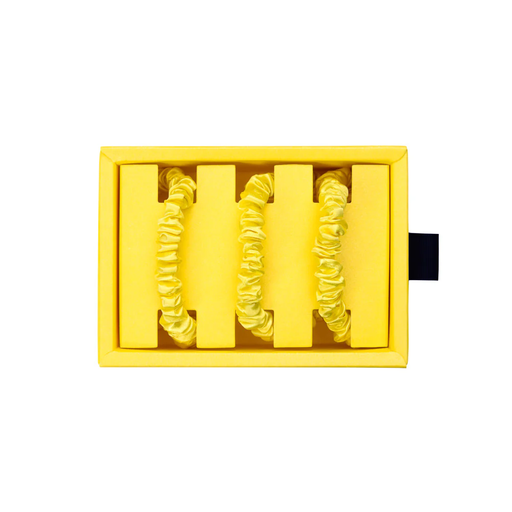 Blissy Skinny Scrunchies - Sunshine Yellow - Image 6