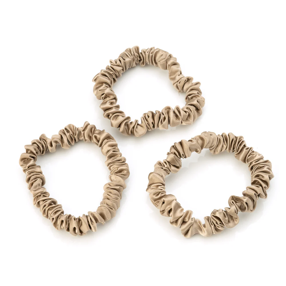 Blissy Skinny Scrunchies - Taupe - Image 3