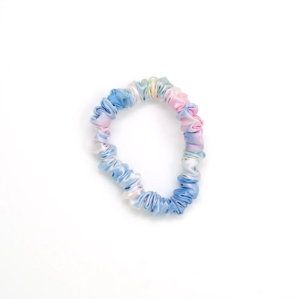 Blissy Skinny Scrunchies - Yellow Tie-Dye - Image 4