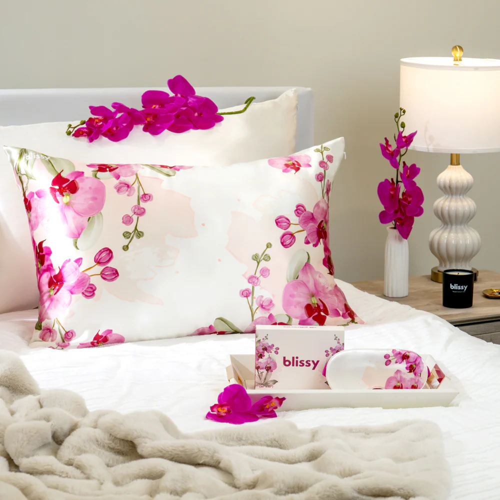 Pillowcase - Zodiac Flower - Aquarius Orchid - Queen - Image 10