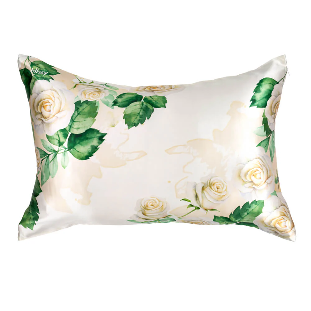 Pillowcase - Zodiac Flower - Cancer White Rose - King - Image 3