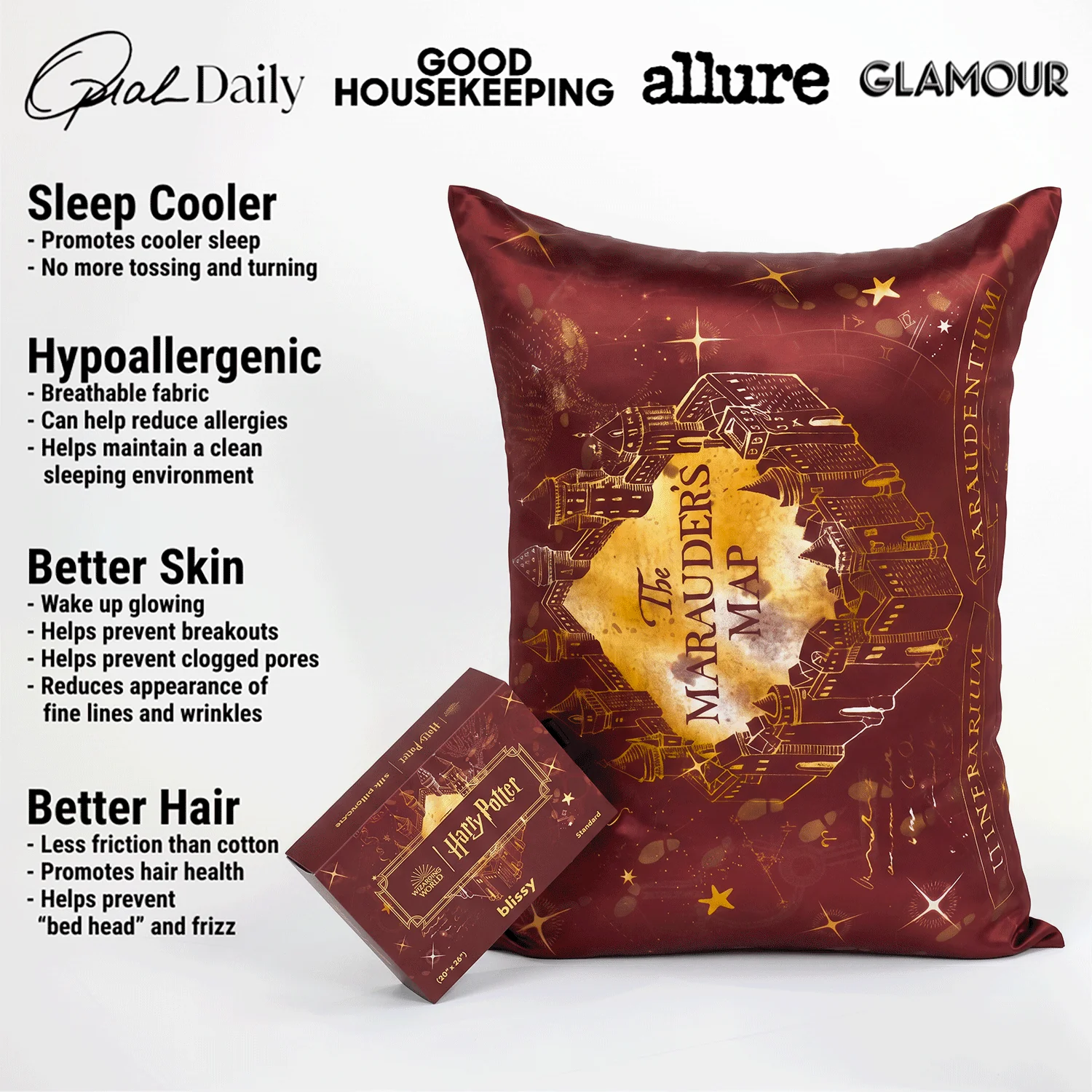 Pillowcase - Harry Potter - Marauder’s Map™ - Queen - Image 2
