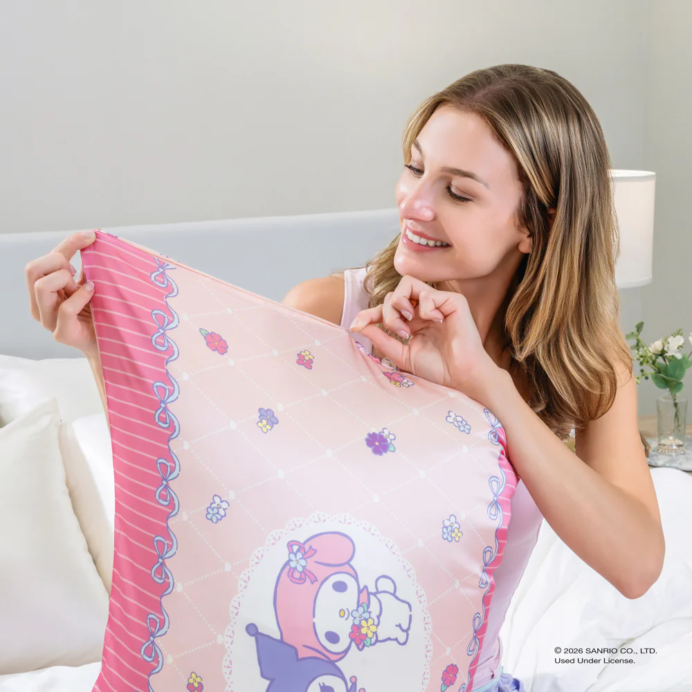 Blissy Pillowcase - Hello Kitty - Melody & Kuromi - Queen - Image 9