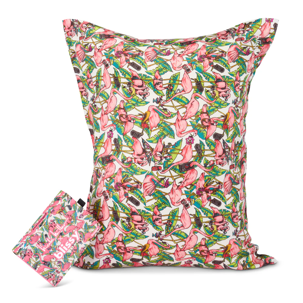 Pillowcase - Nicole Miller - Flamingo - Queen - Image 4