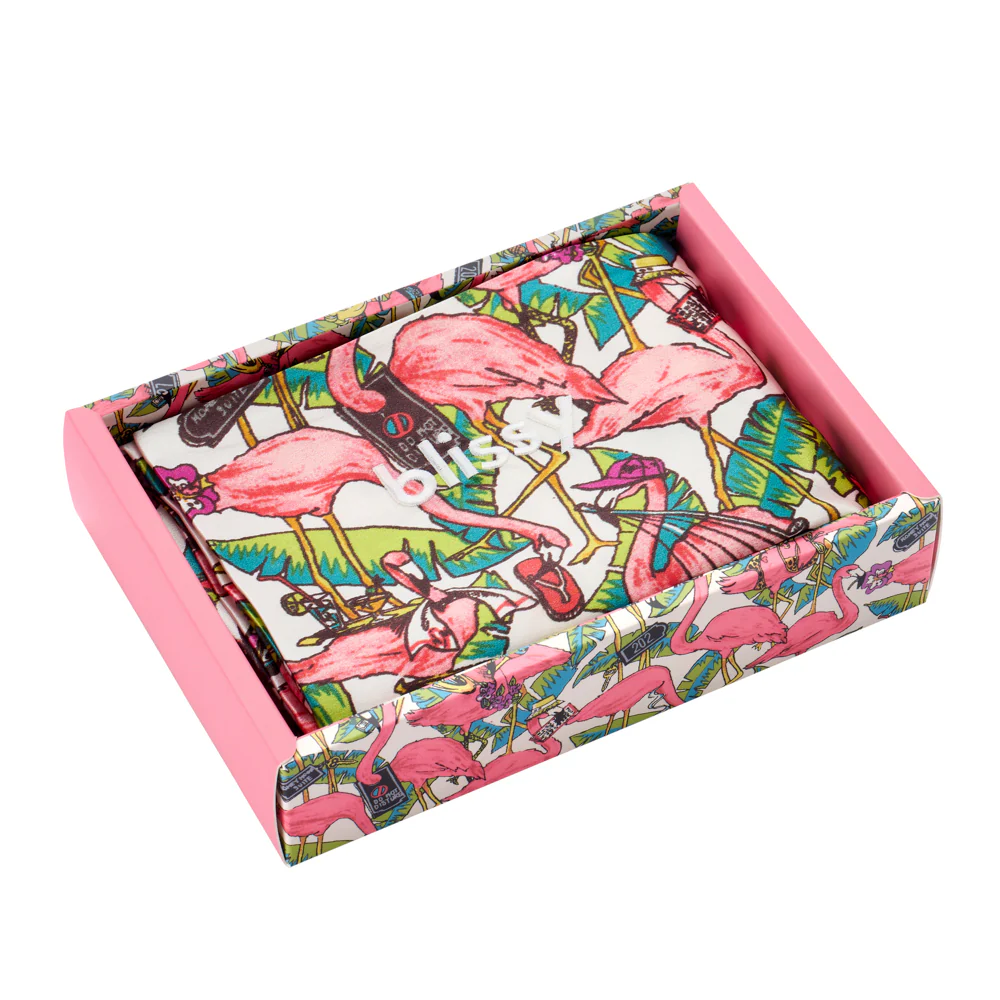 Pillowcase - Nicole Miller - Flamingo - Queen - Image 5