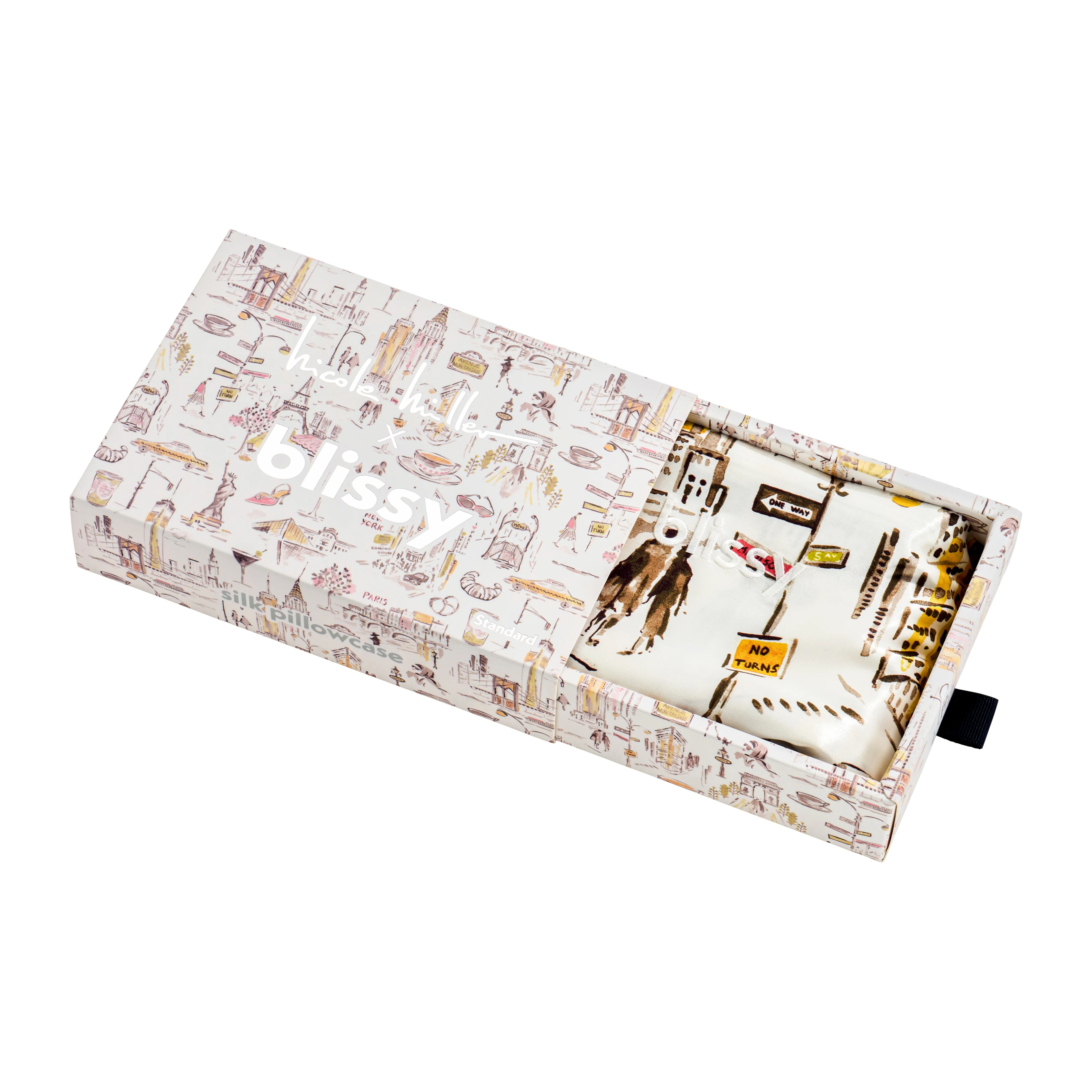 Pillowcase - Nicole Miller - NY to Paris - Queen - Image 4