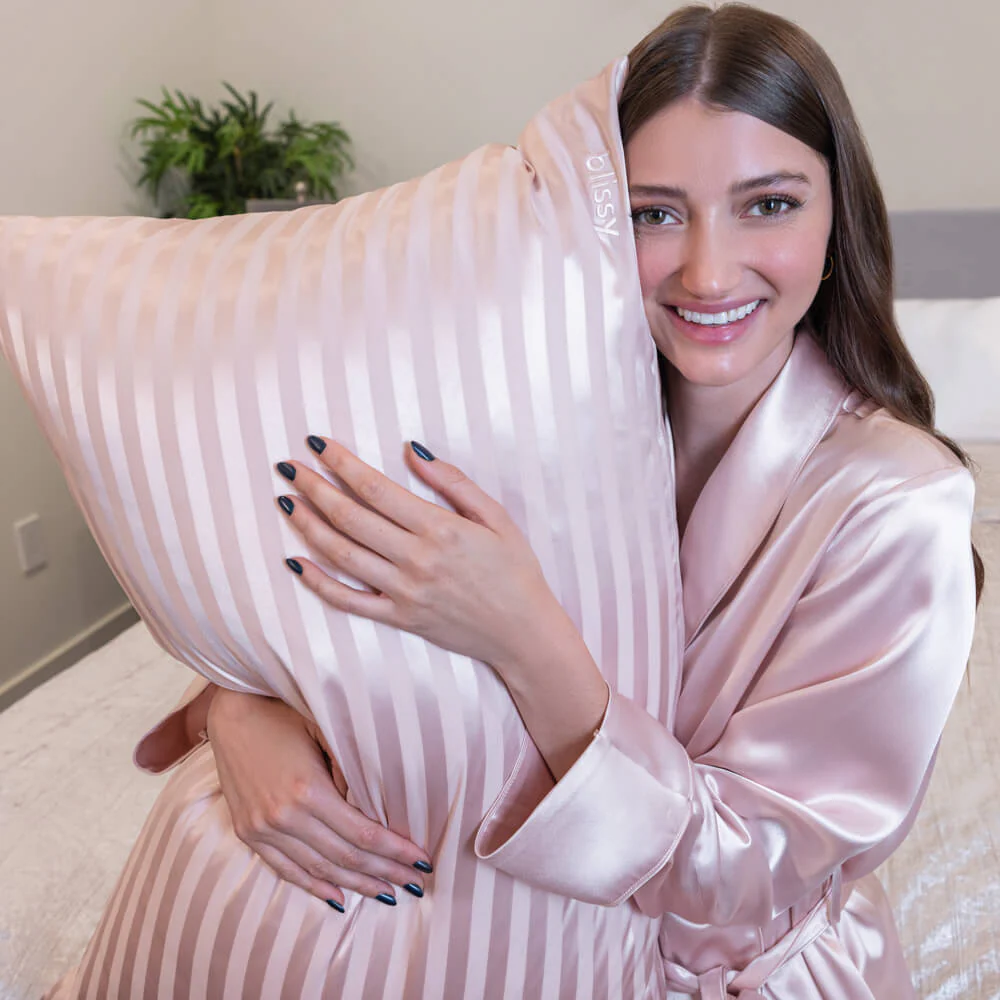 Pillowcase - Pink Striped - King - Image 14