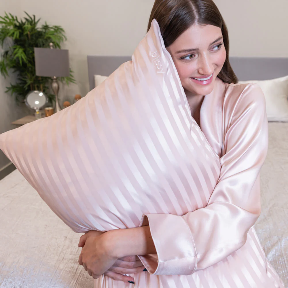Pillowcase - Pink Striped - King - Image 3