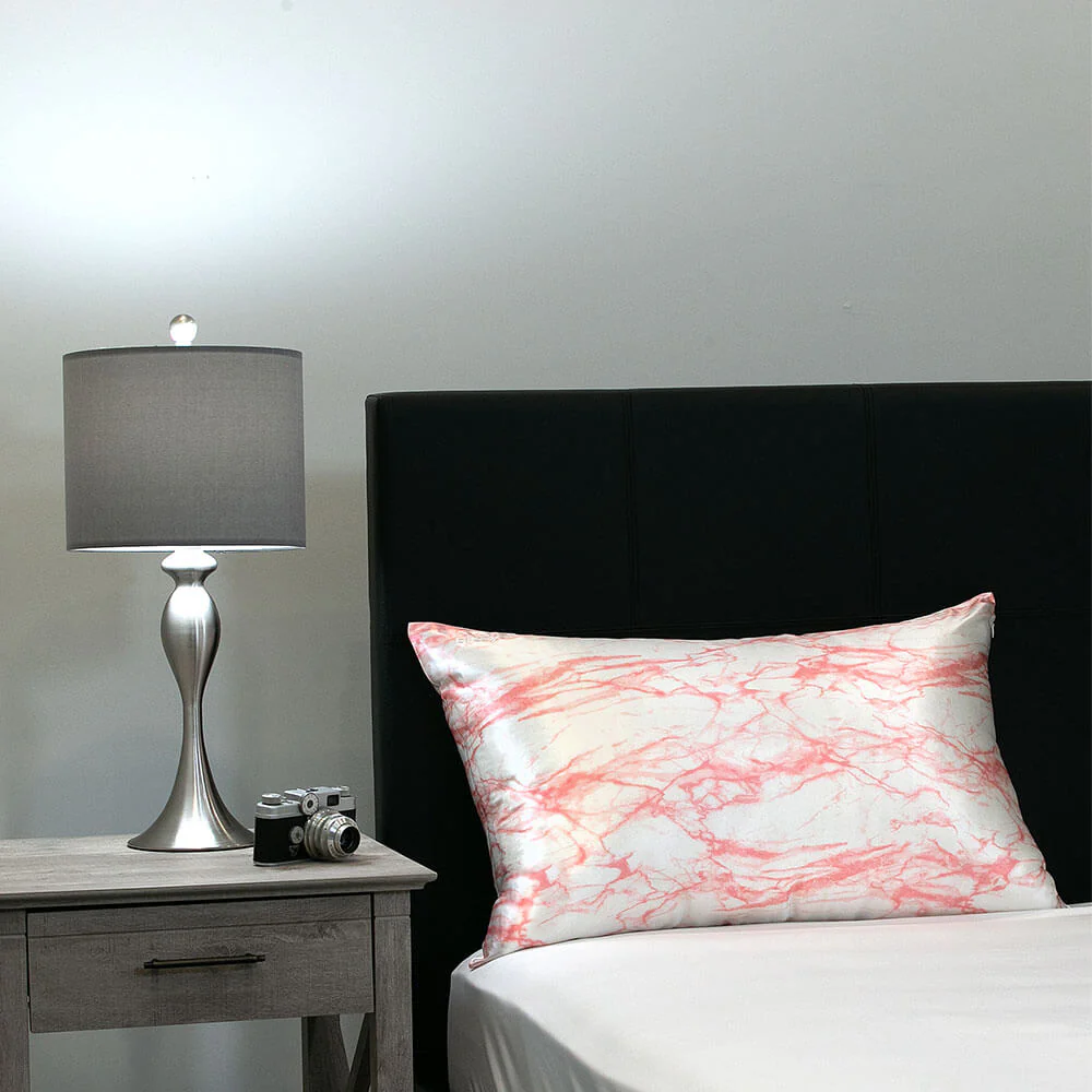 Pillowcase - Rose White Marble - Queen - Image 10