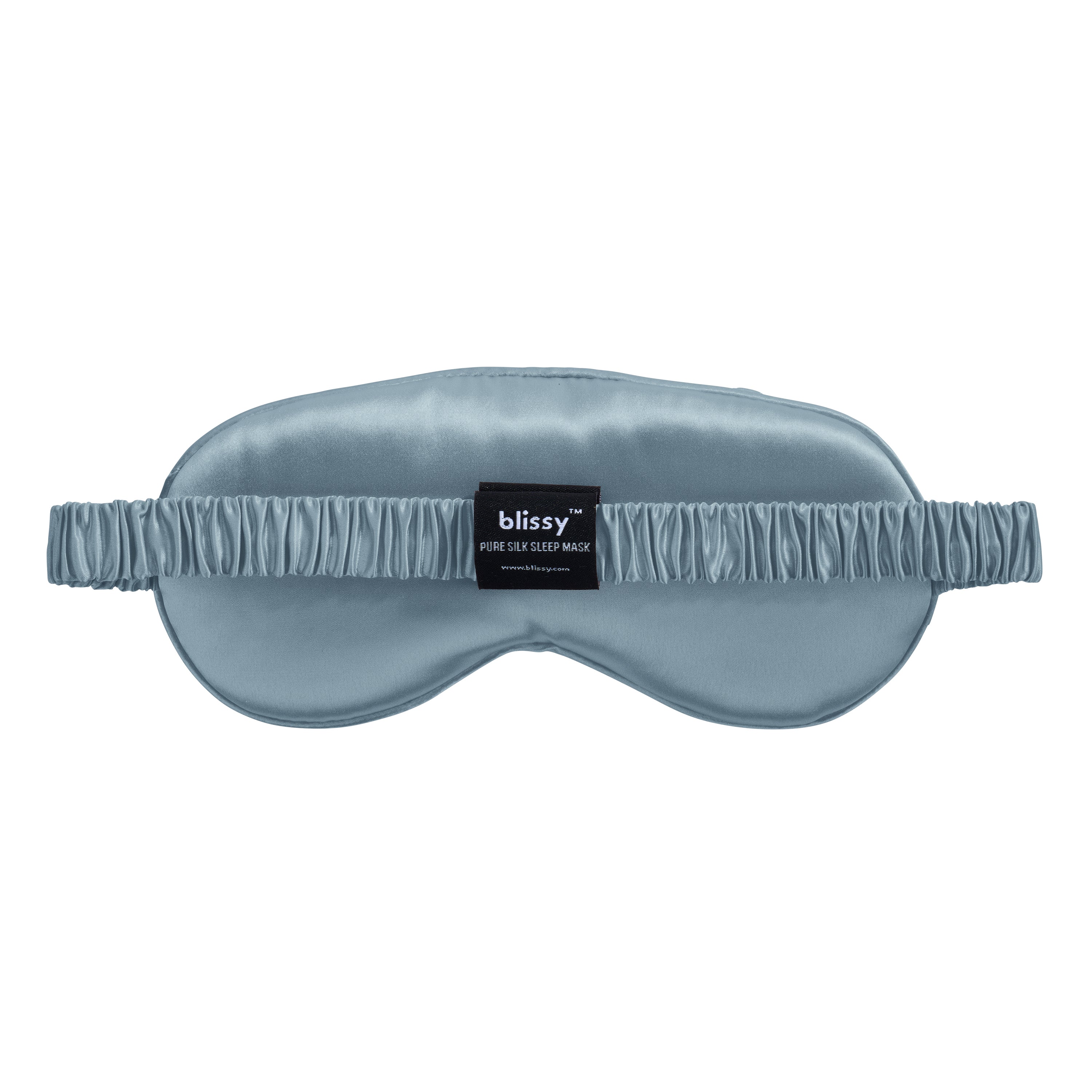 Sleep Mask - Ash Blue - Diamond Quilted - Image 8