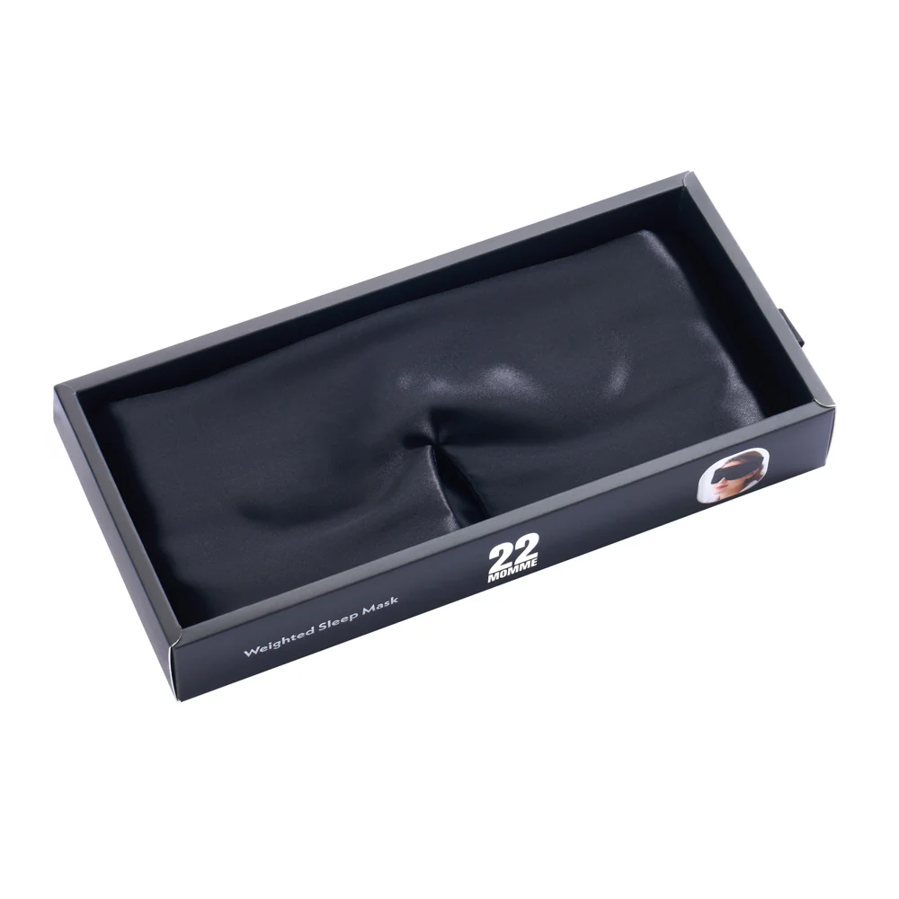 Sleep Mask - Black - Weighted - Image 4