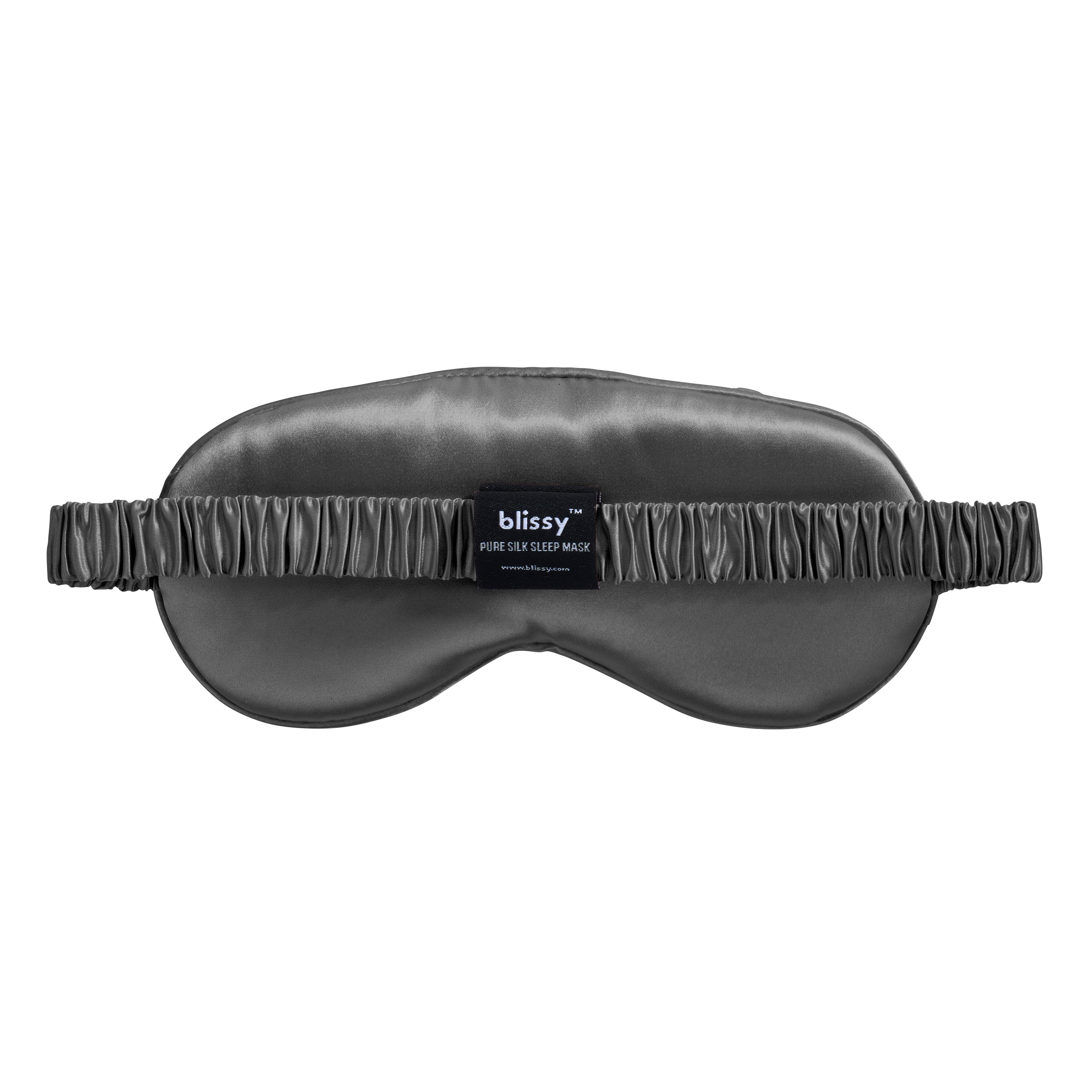 Sleep Mask - Grey - Diamond Quilted - Image 7