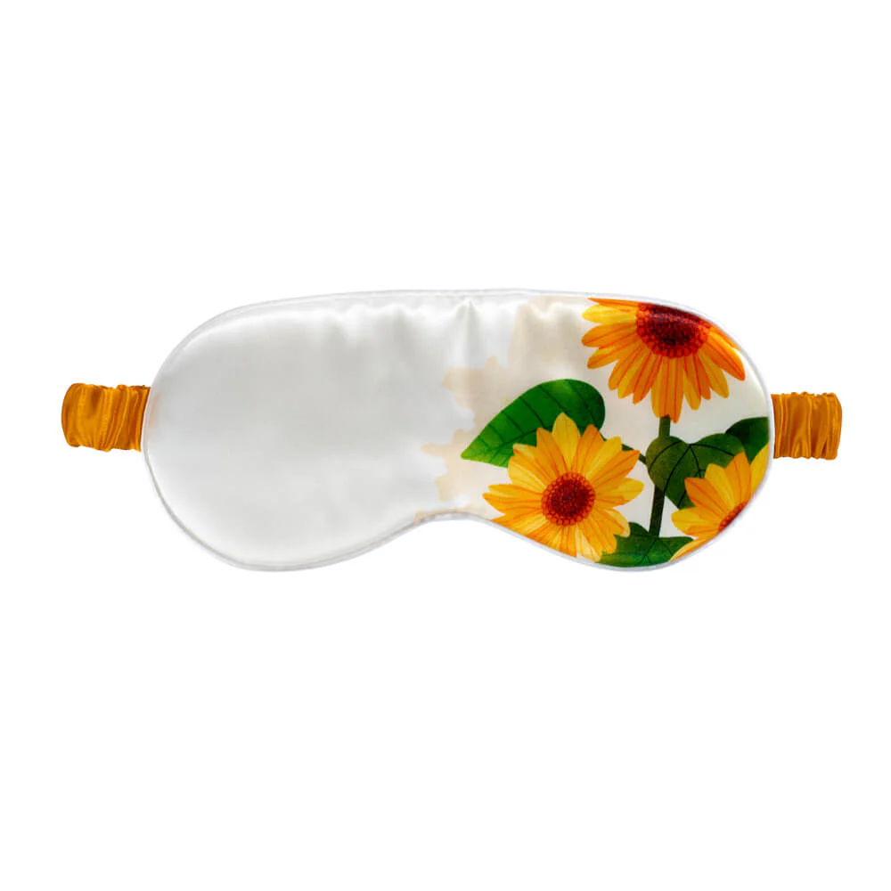 Sleep Mask - Zodiac Flower - Leo Sunflower - Image 5
