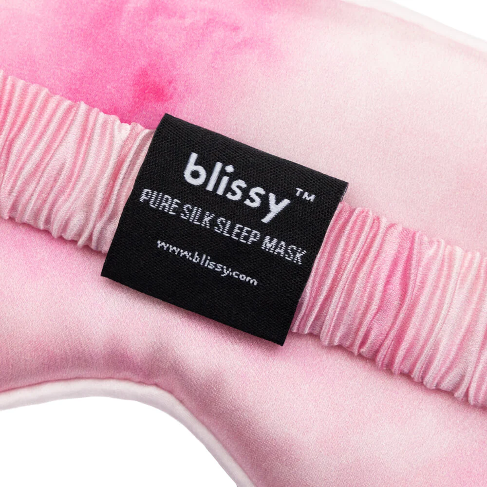 Sleep Mask - Pink Tie-Dye - Image 4